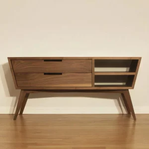 Artim Wooden TV Table - Sleek Design with Open Shelves