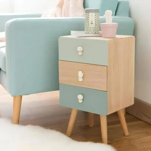 Artim Wooden Side Table - Sleek Design with Storage Shelf